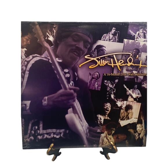 Authentic Jimi Hendrix Wall Calendar 2012 New Sealed Collectors Item Memorabilia - Picture 3 of 5